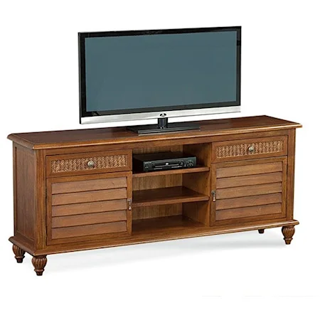TV Console for Coastal and Tropical Style